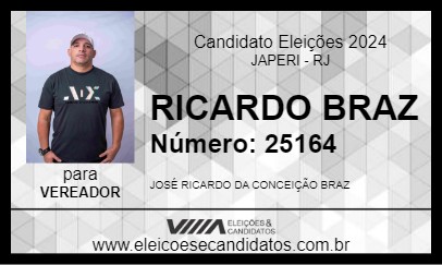 Candidato RICARDO BRAZ 2024 - JAPERI - Eleições