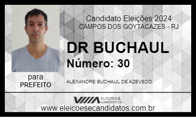 Candidato DR BUCHAUL 2024 - CAMPOS DOS GOYTACAZES - Eleições