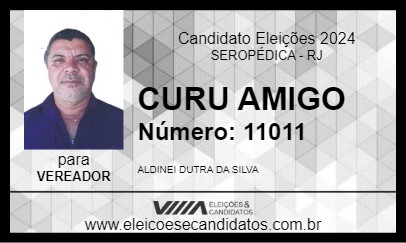 Candidato CURU AMIGO 2024 - SEROPÉDICA - Eleições