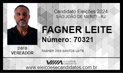 Candidato FAGNER LEITE 2024 - SÃO JOÃO DE MERITI - Eleições