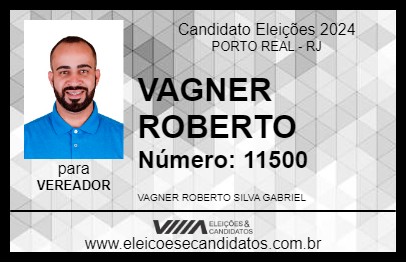 Candidato VAGNER ROBERTO 2024 - PORTO REAL - Eleições