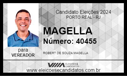 Candidato MAGELLA 2024 - PORTO REAL - Eleições