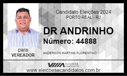 Candidato DR ANDRINHO 2024 - PORTO REAL - Eleições