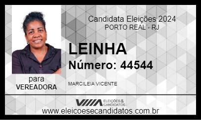 Candidato LEINHA 2024 - PORTO REAL - Eleições