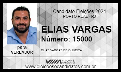 Candidato ELIAS VARGAS 2024 - PORTO REAL - Eleições