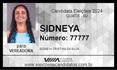 Candidato SIDNEYA 2024 - QUATIS - Eleições