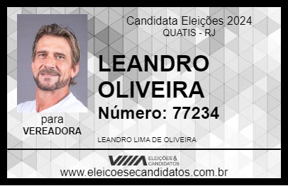 Candidato LEANDRO OLIVEIRA 2024 - QUATIS - Eleições