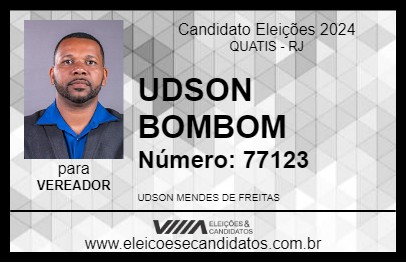 Candidato UDSON BOMBOM 2024 - QUATIS - Eleições