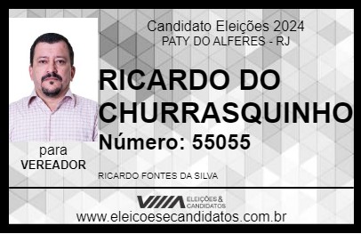 Candidato RICARDO DO CHURRASQUINHO 2024 - PATY DO ALFERES - Eleições