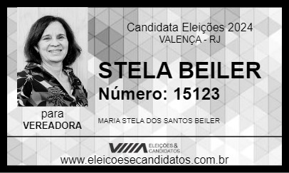 Candidato STELA BEILER 2024 - VALENÇA - Eleições