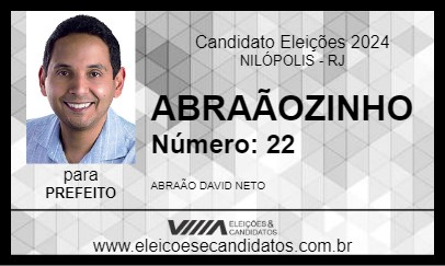 Candidato ABRAÃOZINHO 2024 - NILÓPOLIS - Eleições