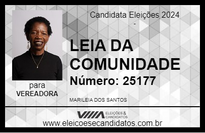 Candidato LEIA DA COMUNIDADE 2024 - NOVA FRIBURGO - Eleições