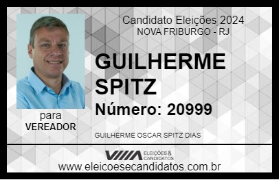 Candidato GUILHERME SPITZ 2024 - NOVA FRIBURGO - Eleições