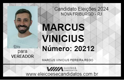 Candidato MARCUS VINICIUS 2024 - NOVA FRIBURGO - Eleições