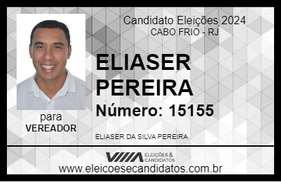 Candidato ELIASER PEREIRA 2024 - CABO FRIO - Eleições