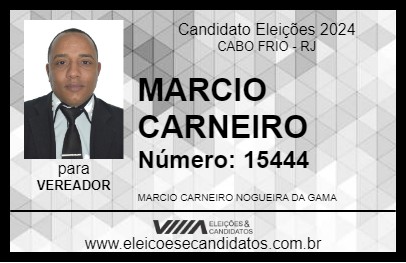 Candidato MARCIO CARNEIRO 2024 - CABO FRIO - Eleições