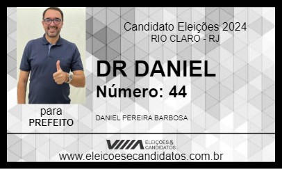 Candidato DR DANIEL 2024 - RIO CLARO - Eleições