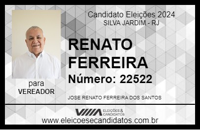 Candidato RENATO FERREIRA 2024 - SILVA JARDIM - Eleições