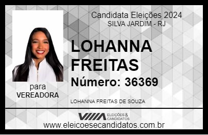 Candidato LOHANNA FREITAS 2024 - SILVA JARDIM - Eleições