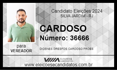 Candidato CARDOSO 2024 - SILVA JARDIM - Eleições