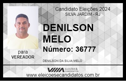 Candidato DENILSON MELO 2024 - SILVA JARDIM - Eleições