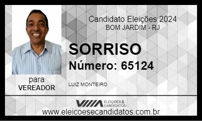 Candidato SORRISO 2024 - BOM JARDIM - Eleições