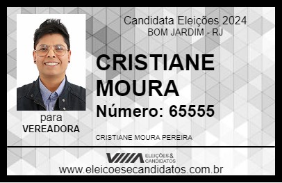 Candidato CRISTIANE MOURA 2024 - BOM JARDIM - Eleições