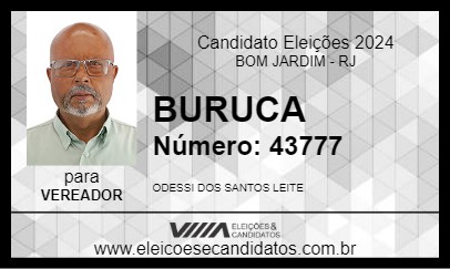 Candidato BURUCA 2024 - BOM JARDIM - Eleições