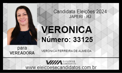 Candidato VERONICA 2024 - JAPERI - Eleições