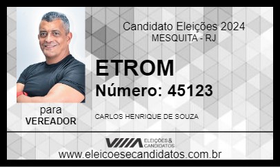 Candidato ETROM 2024 - MESQUITA - Eleições