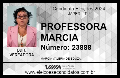 Candidato PROFESSORA MARCIA 2024 - JAPERI - Eleições