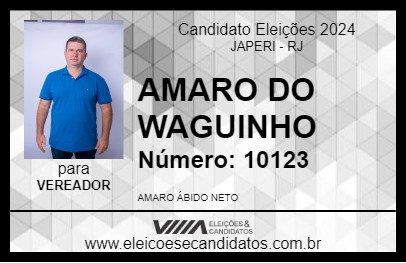 Candidato AMARO DO WAGUINHO 2024 - JAPERI - Eleições