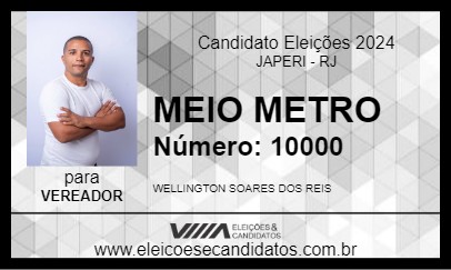 Candidato MEIO METRO 2024 - JAPERI - Eleições