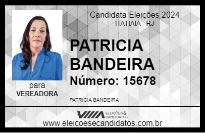 Candidato PATRICIA BANDEIRA 2024 - ITATIAIA - Eleições