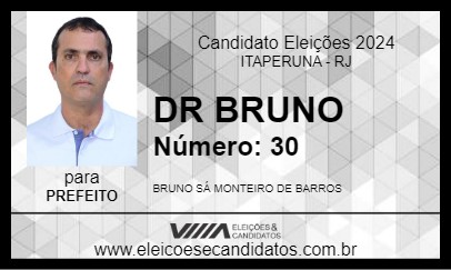 Candidato DR BRUNO 2024 - ITAPERUNA - Eleições