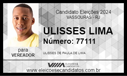 Candidato ULISSES LIMA 2024 - VASSOURAS - Eleições