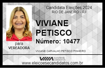 Candidato VIVIANE PETISCO 2024 - RIO DE JANEIRO - Eleições