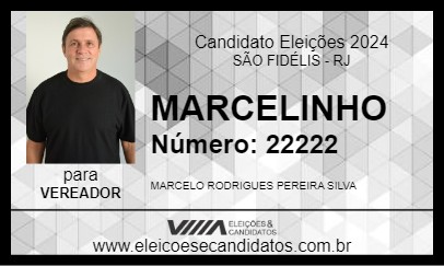 Candidato MARCELINHO 2024 - SÃO FIDÉLIS - Eleições