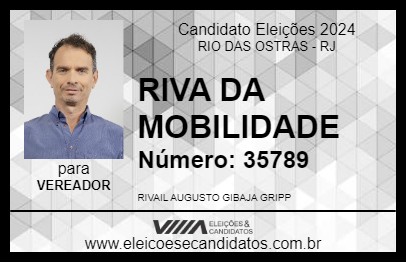 Candidato RIVA DA MOBILIDADE 2024 - RIO DAS OSTRAS - Eleições