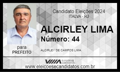 Candidato ALCIRLEY LIMA 2024 - ITALVA - Eleições