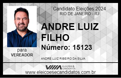 Candidato ANDRE LUIZ FILHO 2024 - RIO DE JANEIRO - Eleições