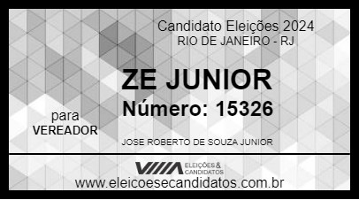 Candidato ZE JUNIOR 2024 - RIO DE JANEIRO - Eleições