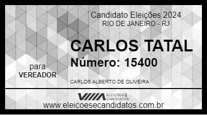 Candidato CARLOS TATAL 2024 - RIO DE JANEIRO - Eleições