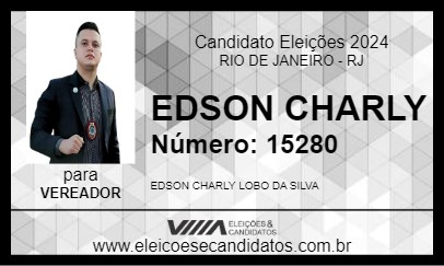 Candidato EDSON CHARLY 2024 - RIO DE JANEIRO - Eleições