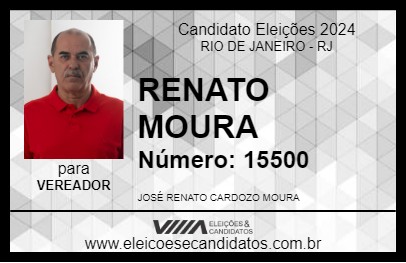 Candidato RENATO MOURA 2024 - RIO DE JANEIRO - Eleições