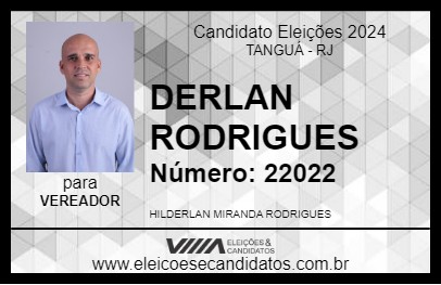 Candidato DERLAN RODRIGUES 2024 - TANGUÁ - Eleições