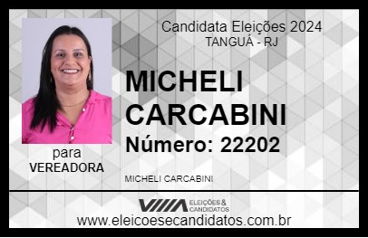 Candidato MICHELI CARCABINI 2024 - TANGUÁ - Eleições