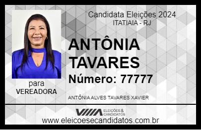 Candidato ANTÔNIA TAVARES 2024 - ITATIAIA - Eleições