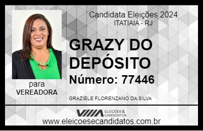 Candidato GRAZY DO DEPÓSITO 2024 - ITATIAIA - Eleições