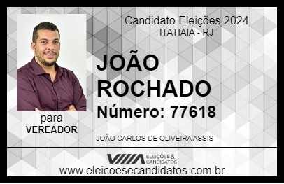 Candidato JOÃO ROCHADO 2024 - ITATIAIA - Eleições